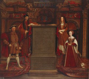 ホワイトホール壁画 作： Remigius van Leemput